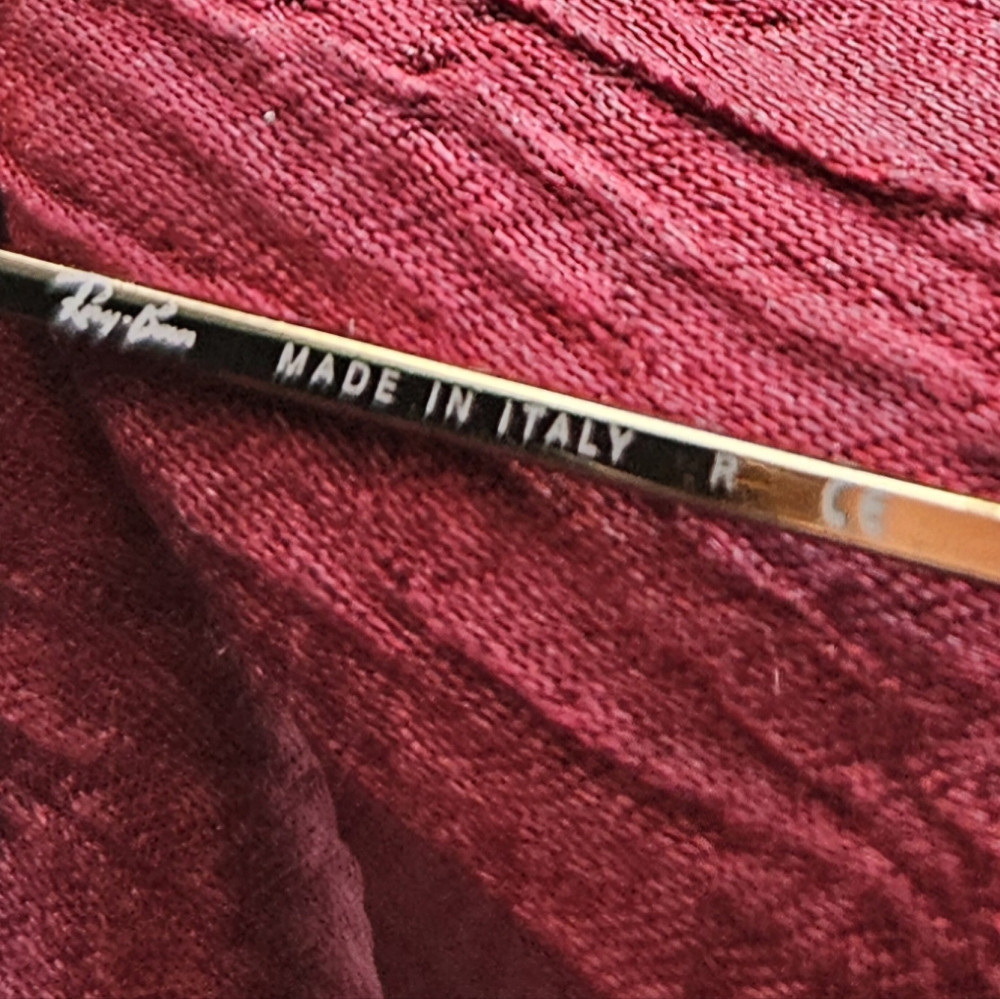 Ray-Ban RB3548N Gold Hexagonal Sunglasses 51mm Made in Italy - Picture 16 of 17